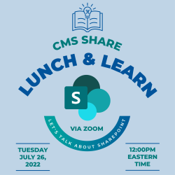 SharePoint Lunch & Learn On July 26