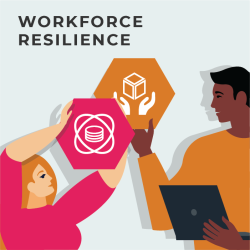 Workforce Resilience teaser with track icons