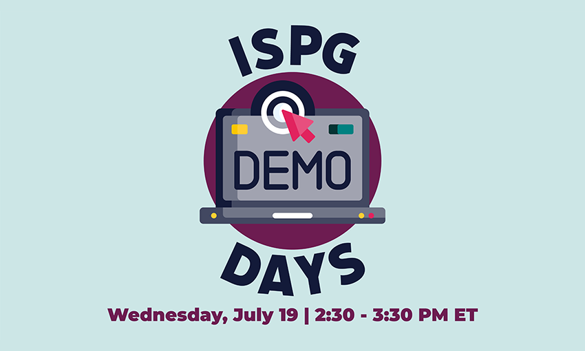 July 2023 ISPG Demo Days title card