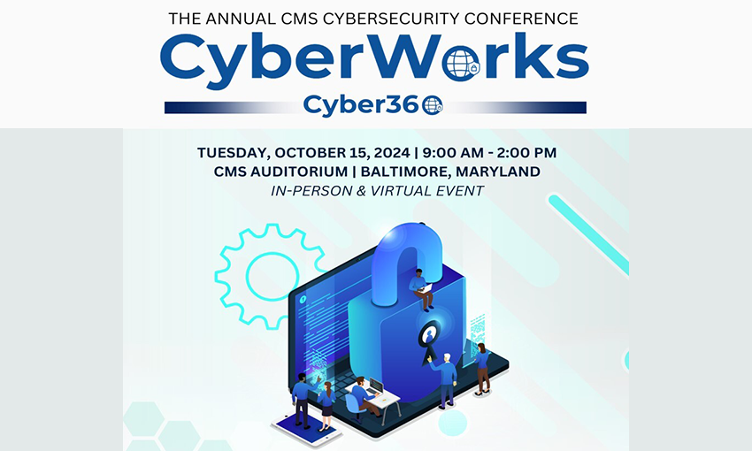 CyberWorks Annual event Tuesday, October 15 with Cybersecurity Images