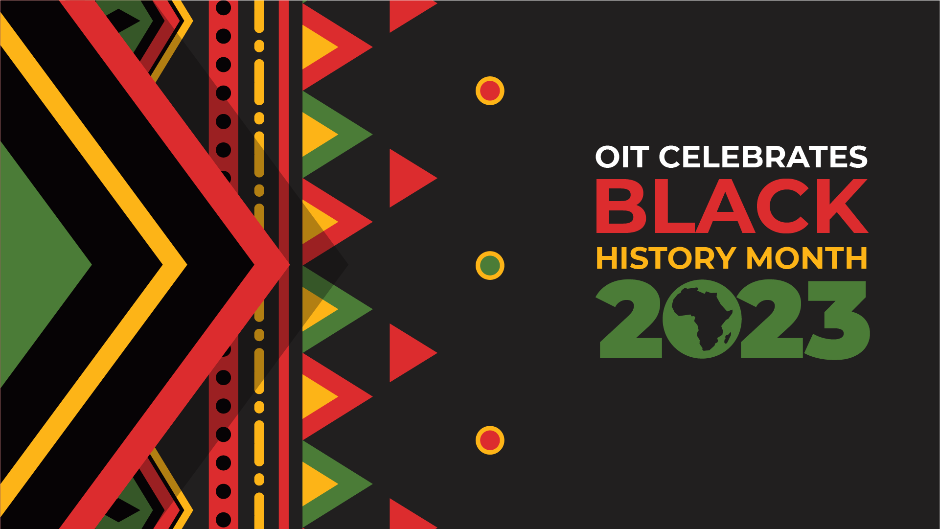 Zoom Background OIT Black History Month 2023